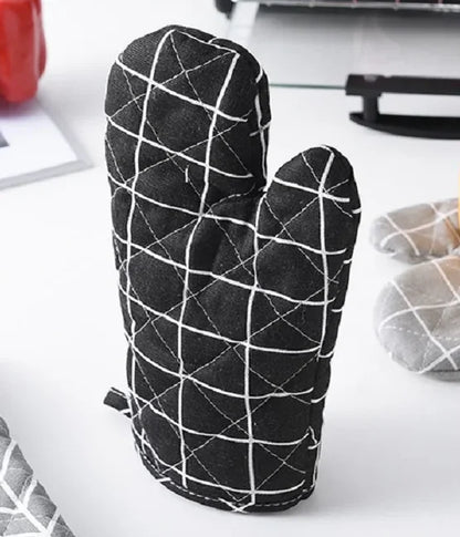 Insulated Kitchen Oven Mitts for Baking, Grilling & Cooking