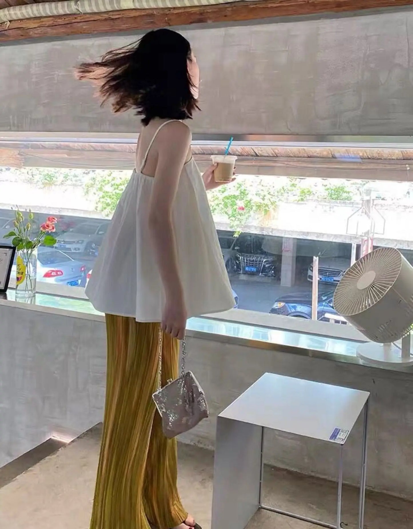 Metallic Sequin Kiss-Lock Bag