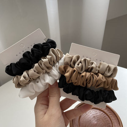 3Pcs/set Silk Satin Hair Rubber Bands