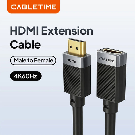 CABLETIME HDMI 2.0 Extension Cable 4K 60Hz