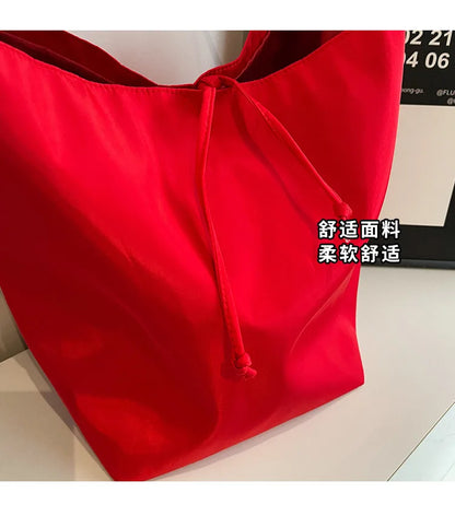 Minimalist Nylon Tote Shoulder Bag