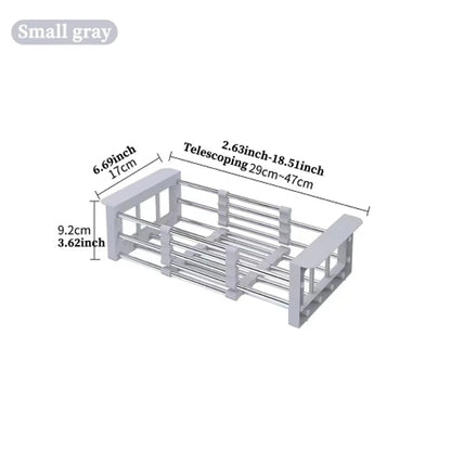 Expandable Stainless Steel Sink Colander Basket