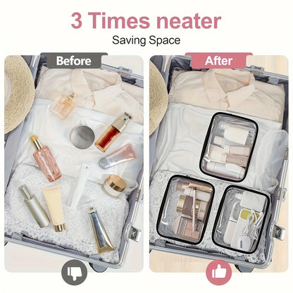 Clear Waterproof Travel Electronics Organizer Pouch