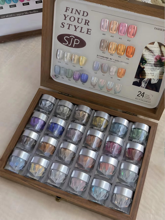 Color Moonlight Magic Mirror Nail Powder Set