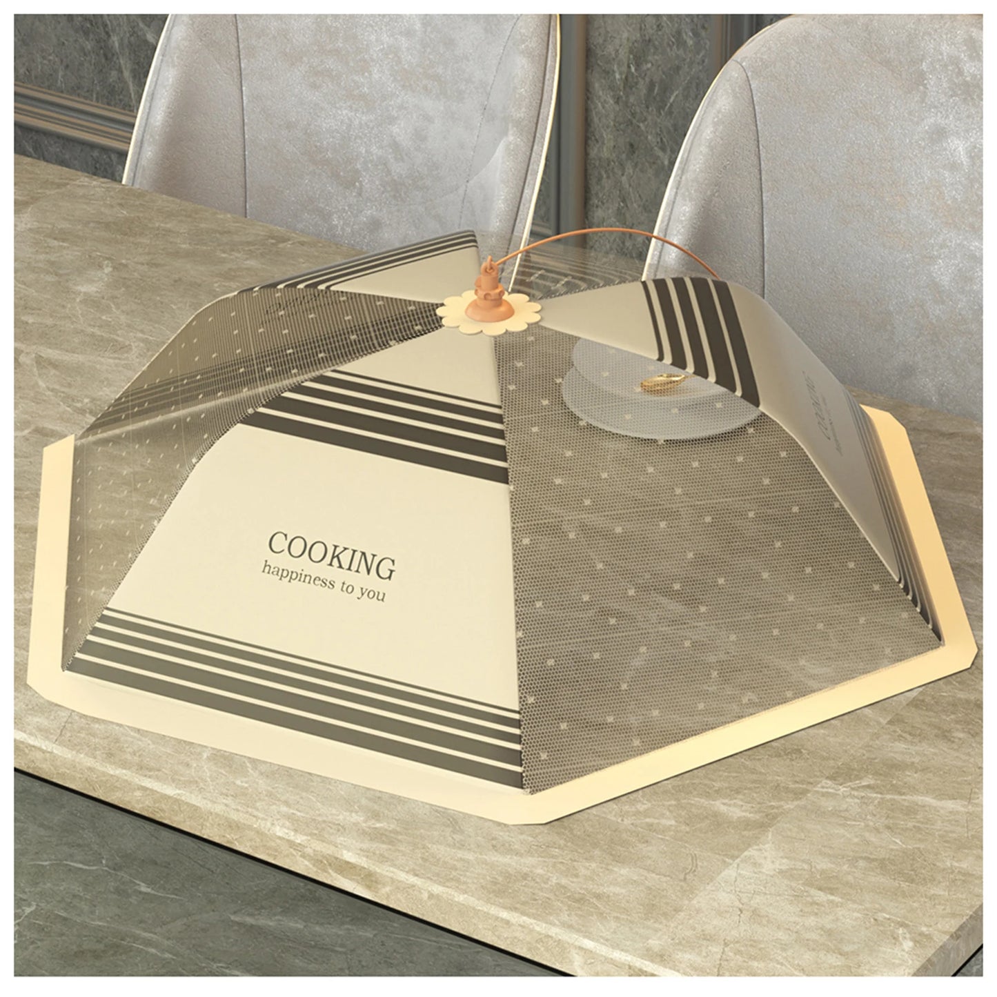 Foldable Mesh Food Cover for Table Protection