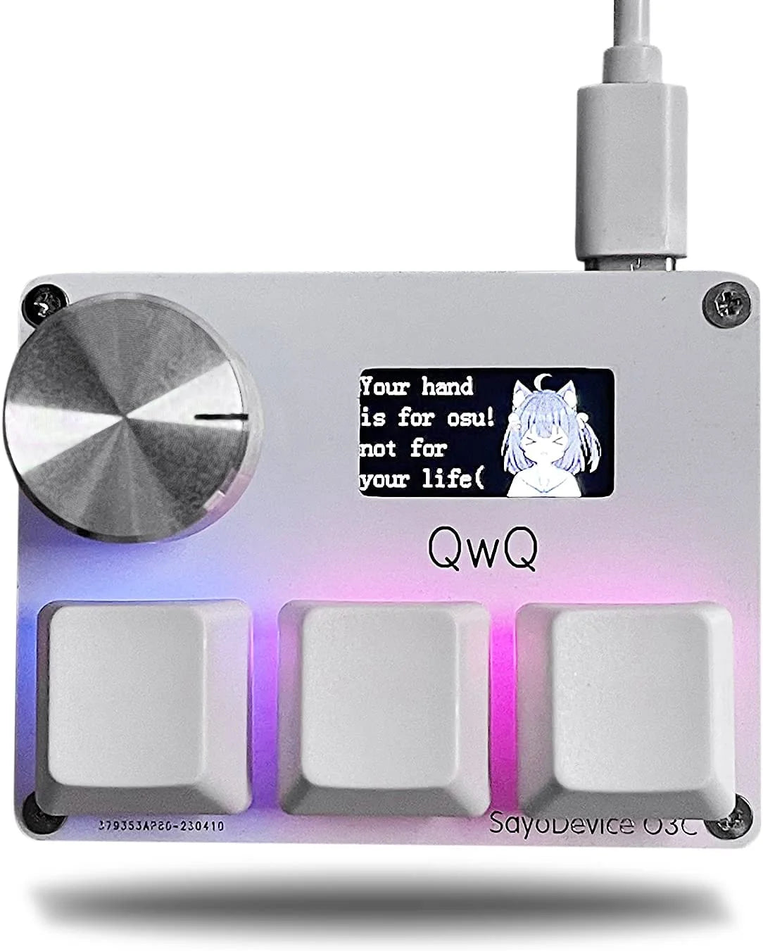 SayoDevice O3C Magnetic Macro Keyboard