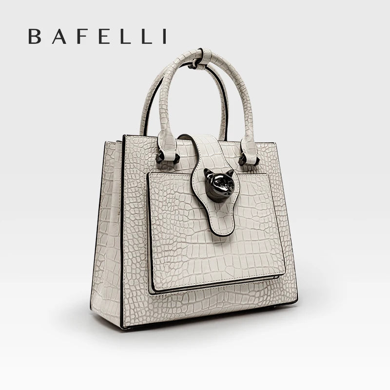 Genuine Leather Business Handbag for Women