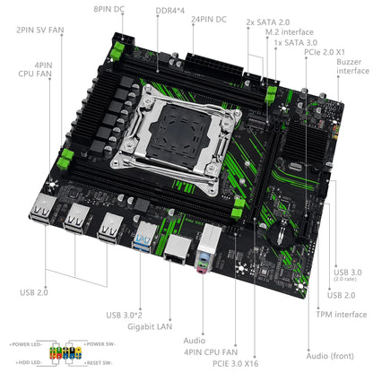 MACHINIST X99 PR9 LGA 2011-3 DDR4 Motherboard
