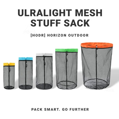 Ultralight Mesh Drawstring Stuff Sack Set
