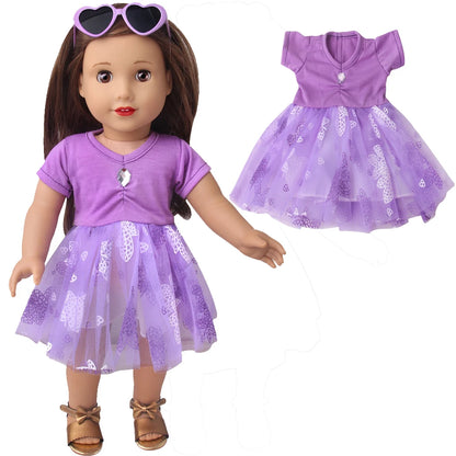 18 Inch  Baby Girl Doll Clothes