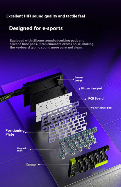 Magnetic Switch Single-Handed Mechanical Gaming Keyboard