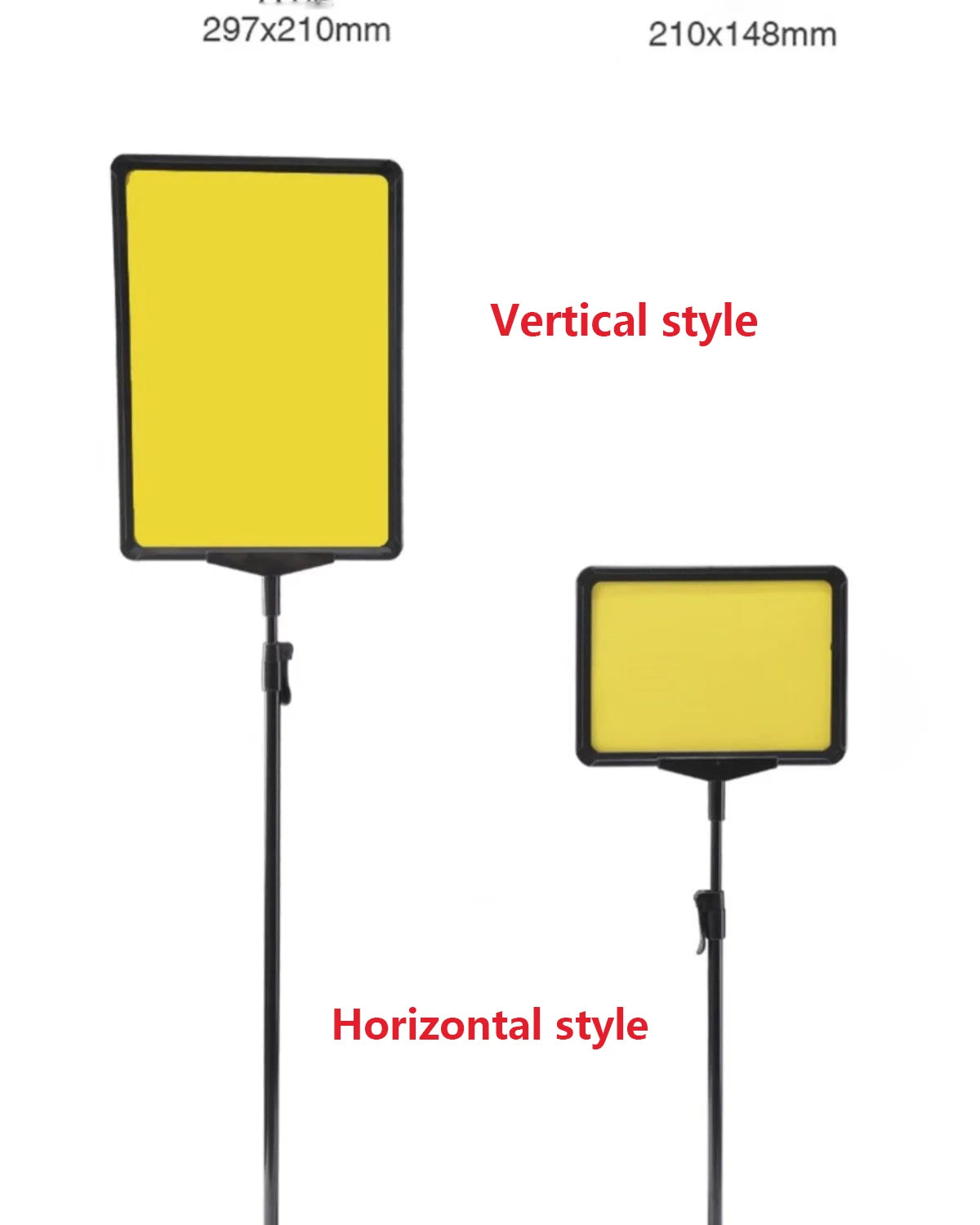 Adjustable Retail Price Display Stand