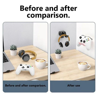 Universal Wall Mount Headphone & Controller Holder