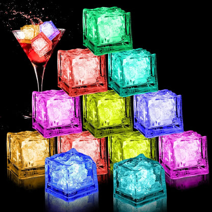 LED Reusable Light Up Ice Cubes