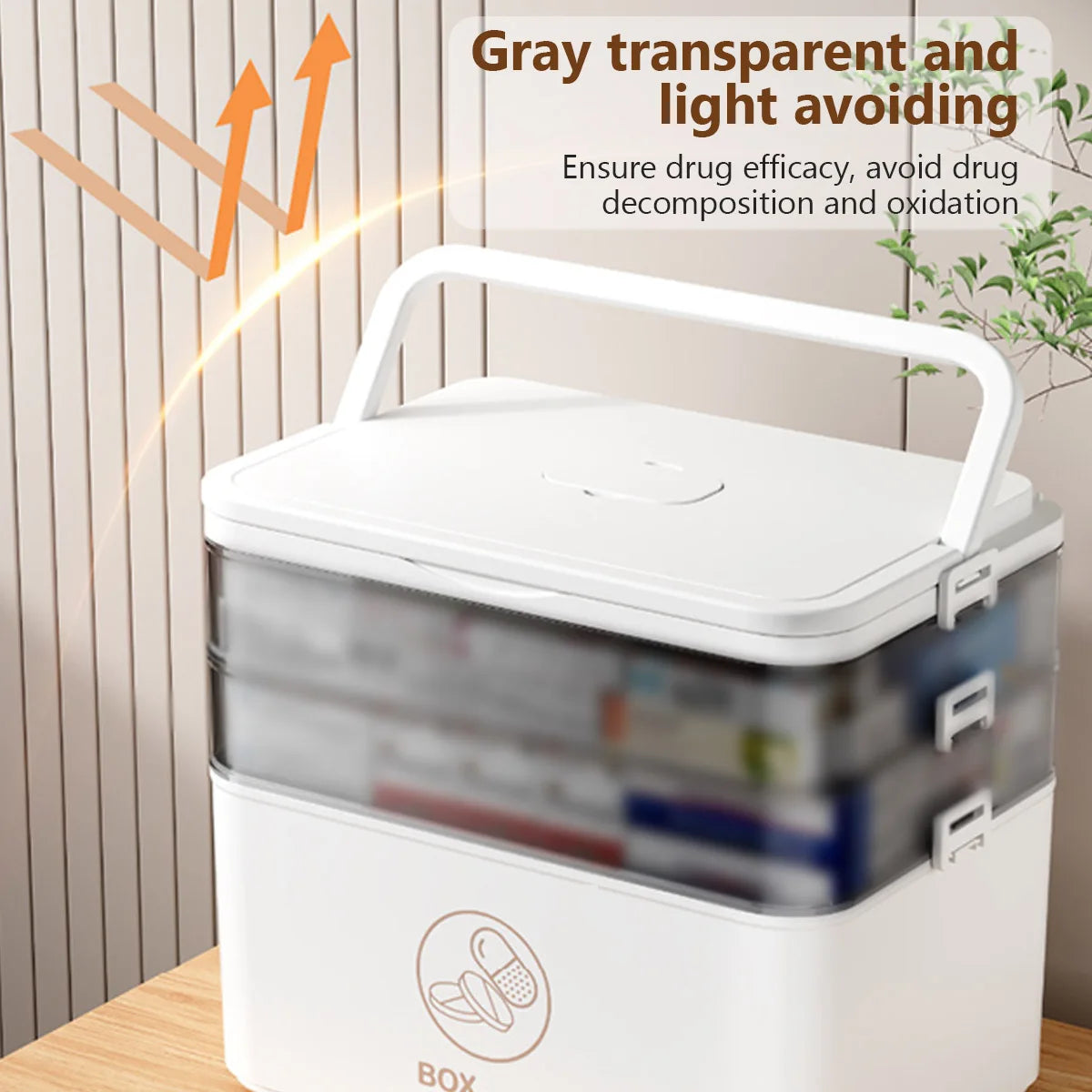 Multi-Layer Medicine Storage Box
