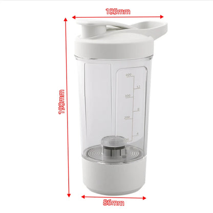 450ml USB Rechargeable Electric Protein Shaker Bottle