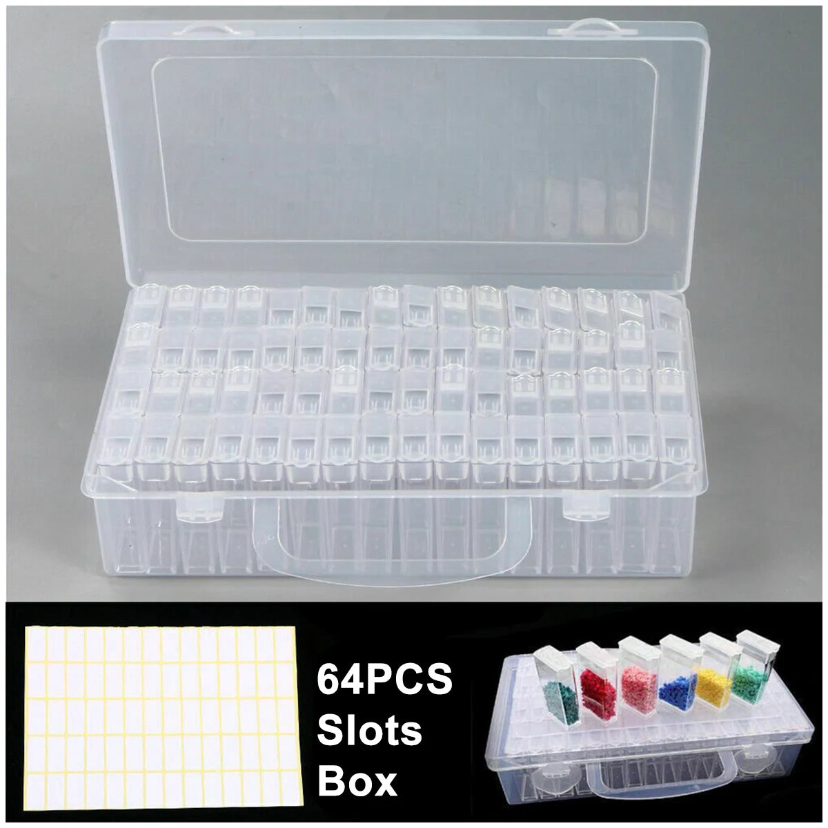 Reusable Seed Collection & Craft Storage Case with Labels