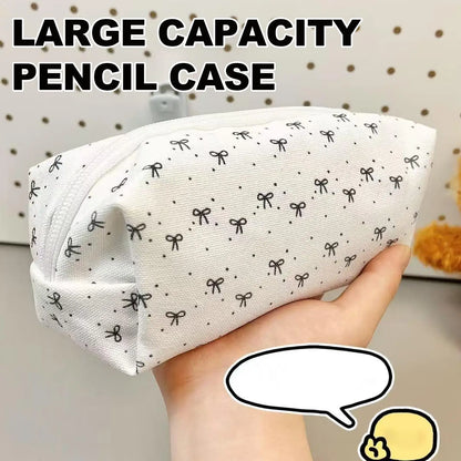 Large Capacity Bow Pencil Case