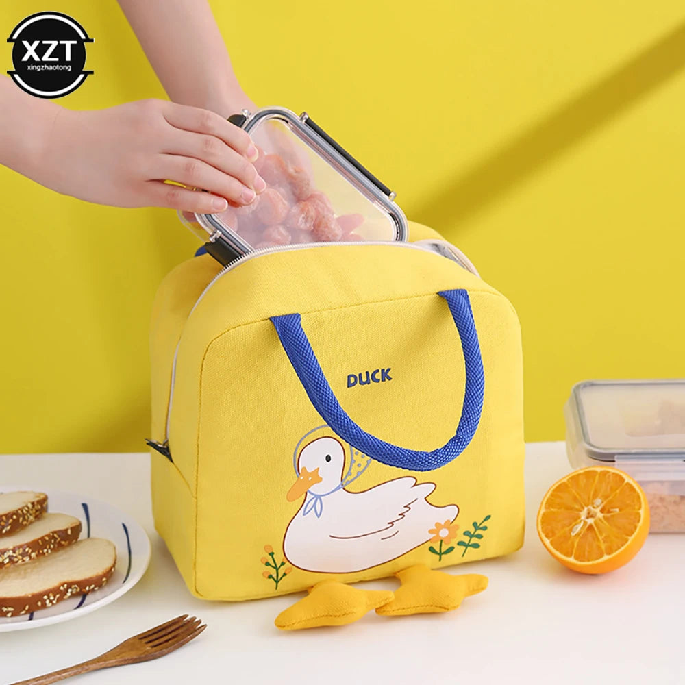 Cute Duck Insulated Lunch Bag