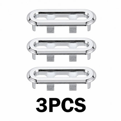 Chrome Basin Overflow Cover Insert