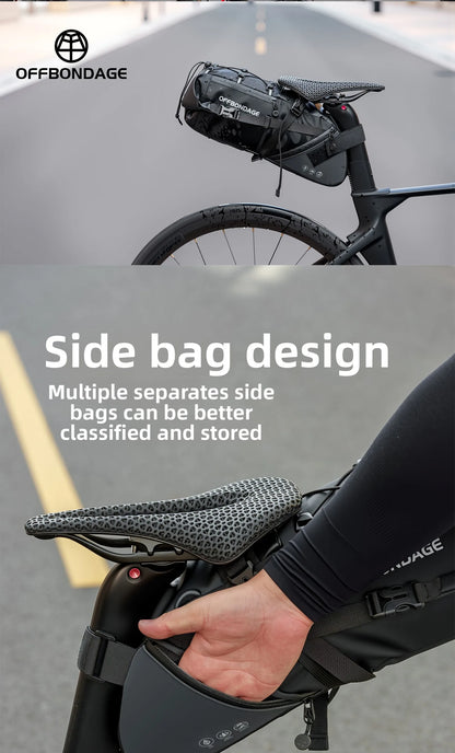 Waterproof Bicycle Saddle Bag 15L