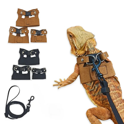 Reptile Harness Leash Set