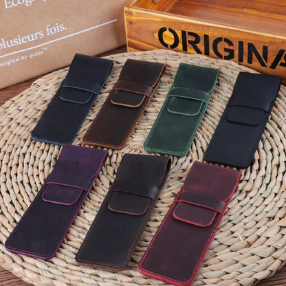Handmade Leather Pen Case