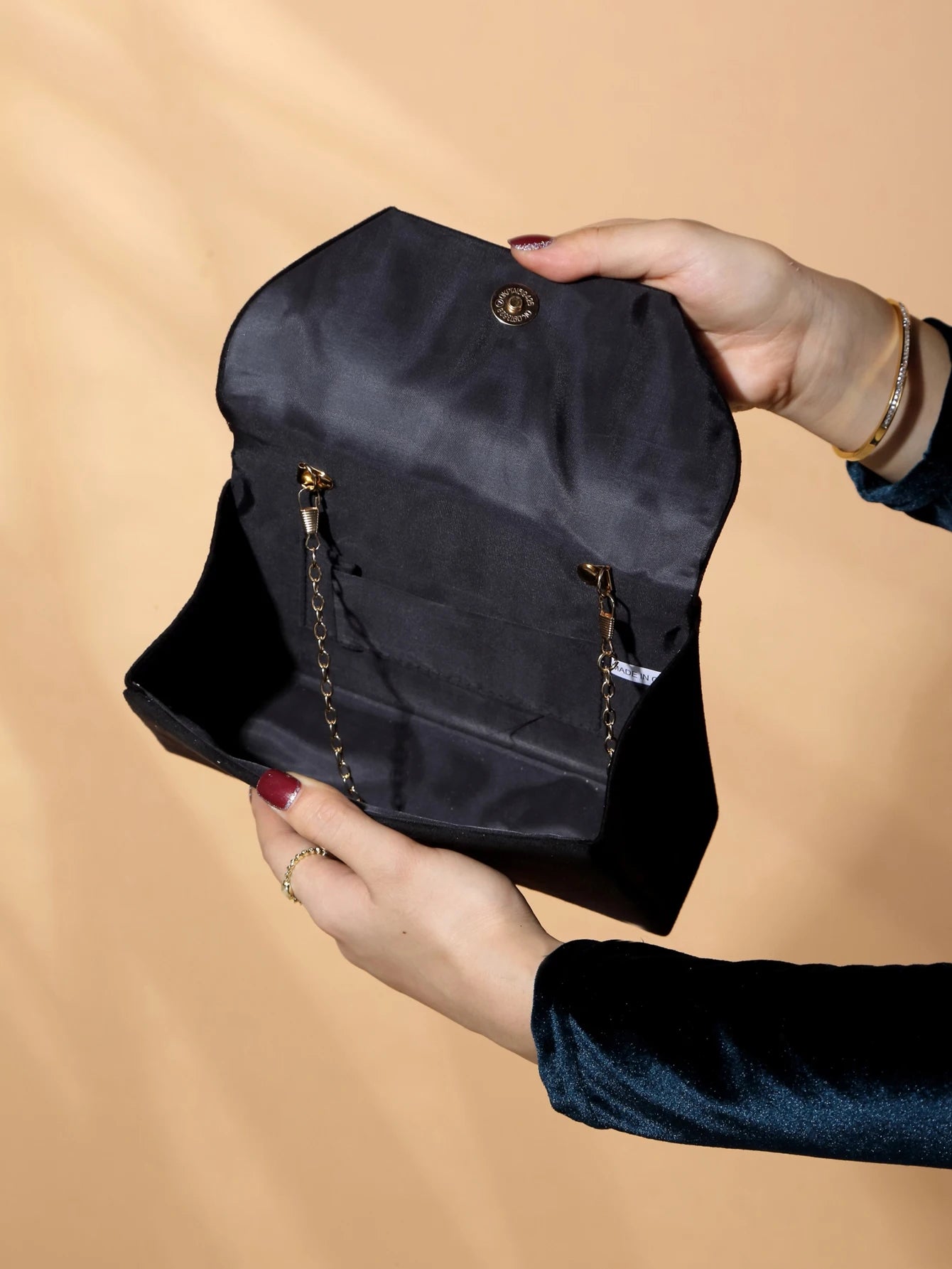 Velvet Evening Clutch Handbag