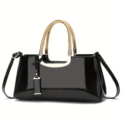 Patent Leather Evening Shoulder Bag