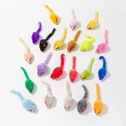 Pet Cat Rabbit Fur Mouse Toy