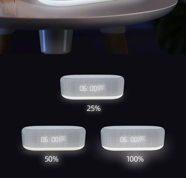 Wireless Charging Alarm Clock Station