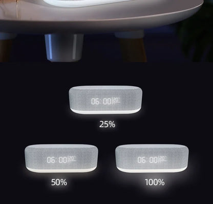 Wireless Charging Alarm Clock Station