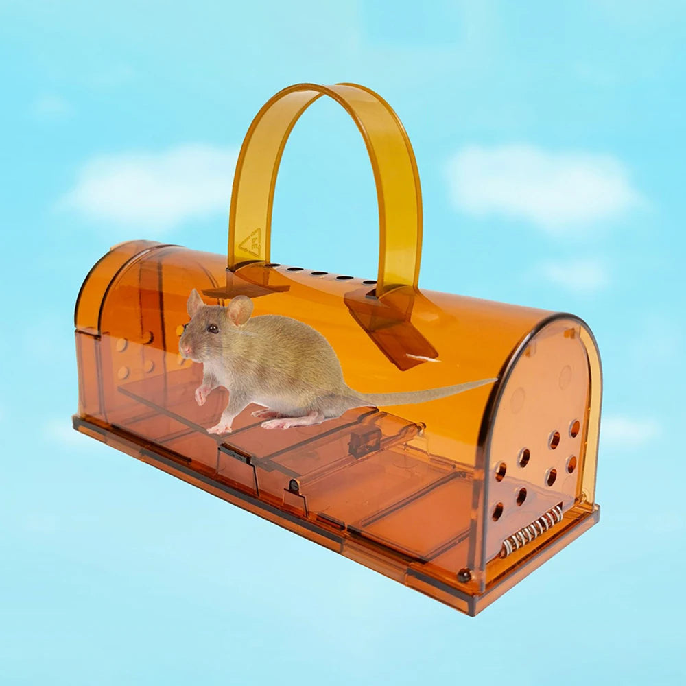 Reusable Humane Mouse Trap Cage for Home & Garden Rodent Control