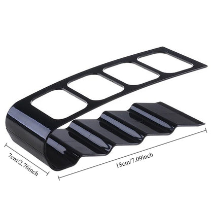 Multi-Purpose Plastic Desk Organizer with 4 Storage Compartments