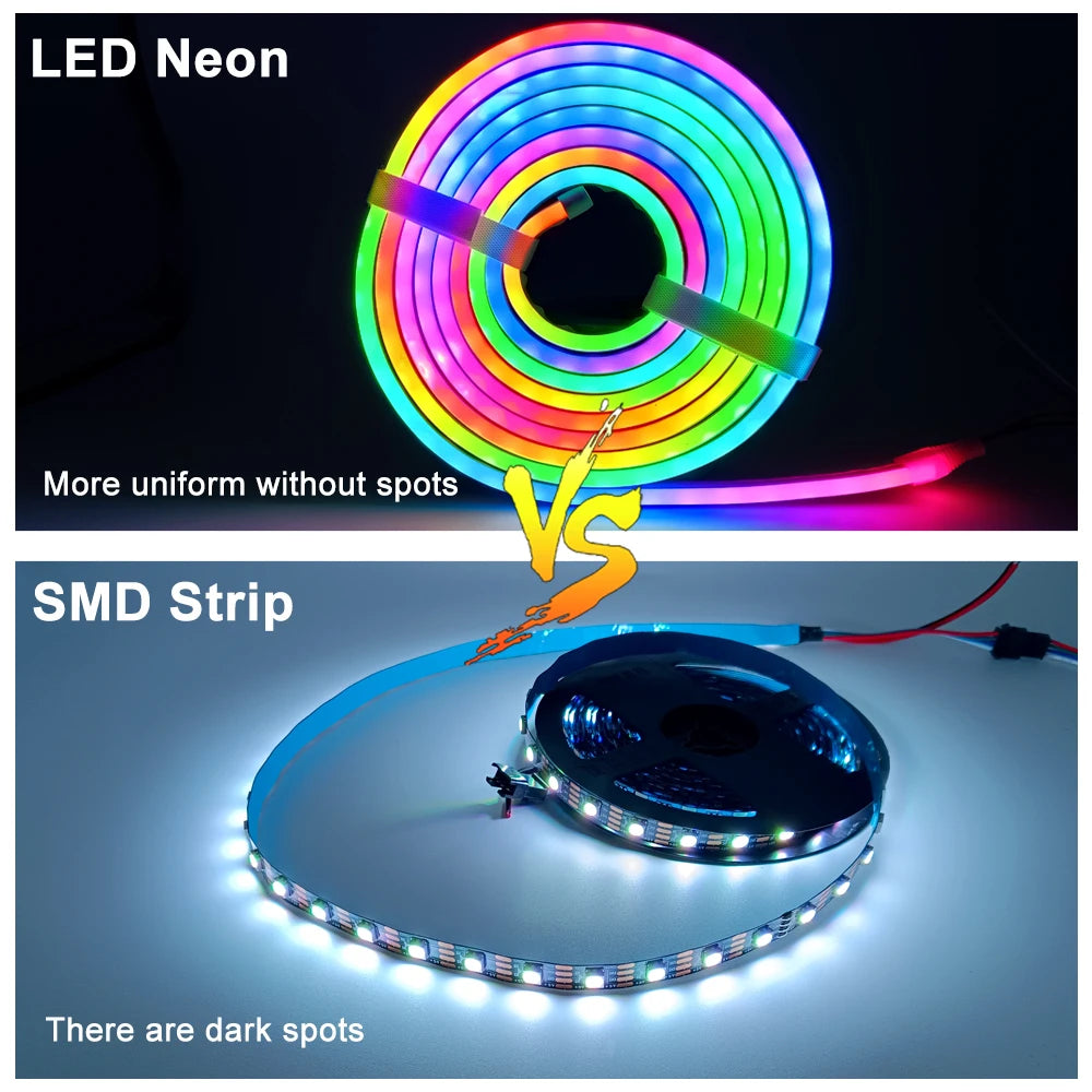 Flexible Waterproof RGB Neon Light Strip