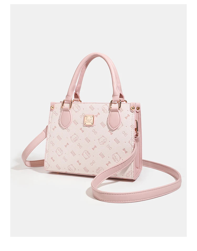 Elegant Leather Diaper Tote Bag