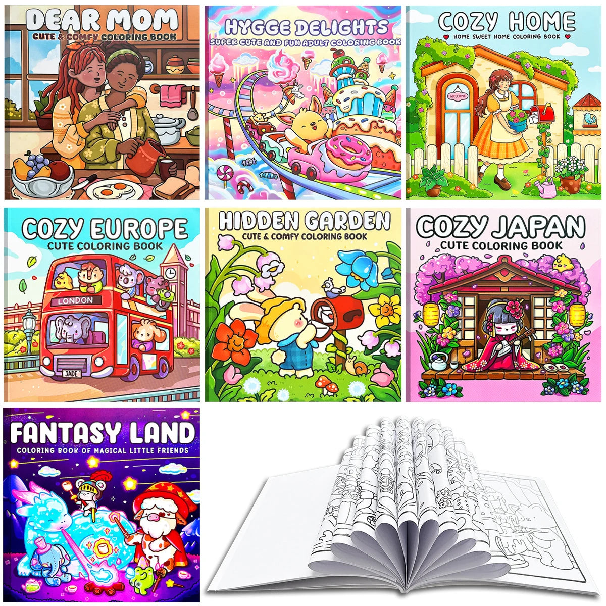 Adult Colouring Book Collection
