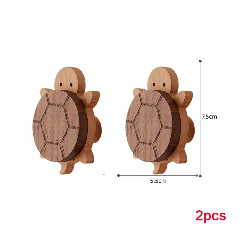 Wooden Turtle Wall Hook