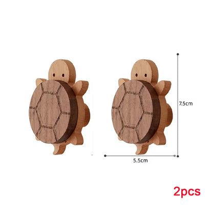 Wooden Turtle Wall Hook