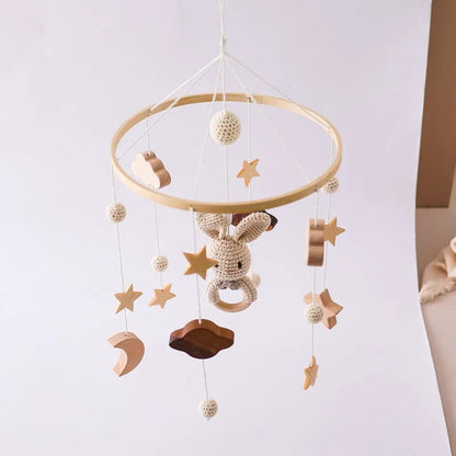 Wooden Baby Crib Mobile