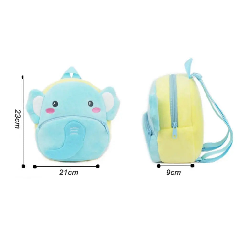 Kawaii 3D Plush Animal Kids Mini Backpack