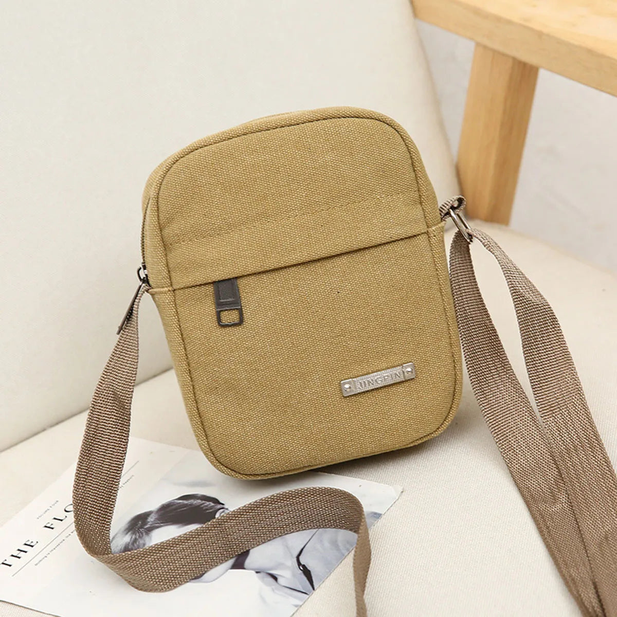 Men’s Casual Canvas Crossbody Shoulder Bag
