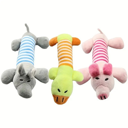 Squeaky Plush Dog Toy