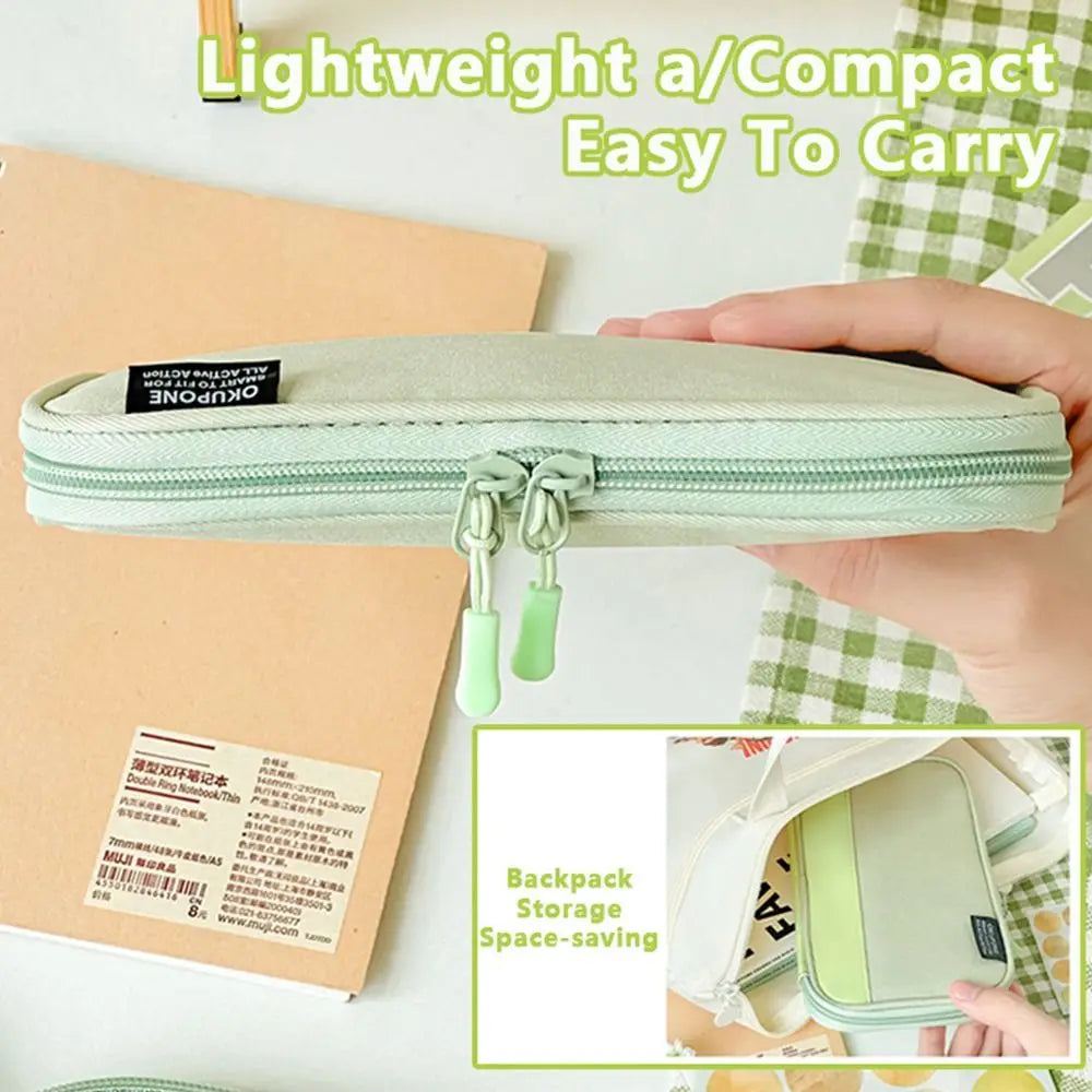 Oxford Multi-Pocket Pencil Case