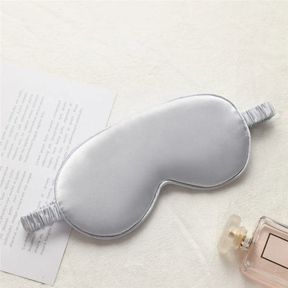 Imitation Silk Sleep Eye Mask, Light-Blocking Soft Eyeshade
