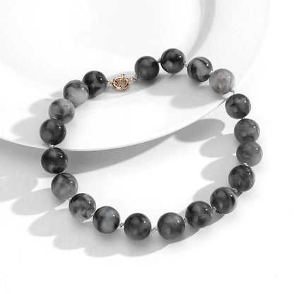 Fishsheep Multicolor Beaded Choker Necklace