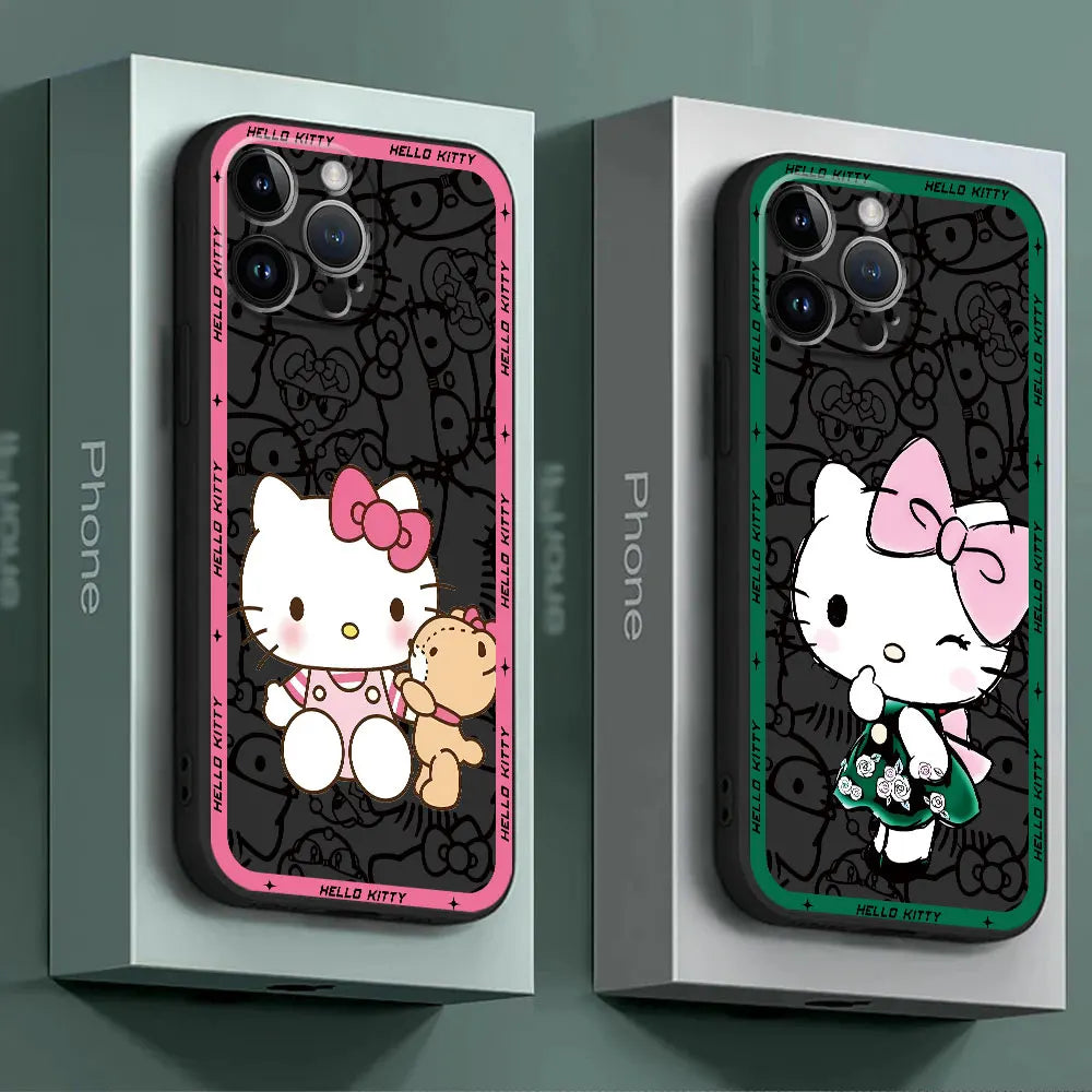 Cute Hello Kitty Cat Case for Motorola Moto One Fusion Plus G200 5G Edge 20 Pro