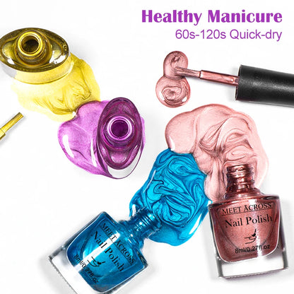 Mirror Metallic Nail Polish Set