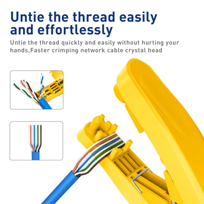 RJ45 Ethernet Cable Stripping & Cutting Tool