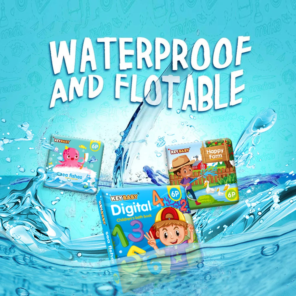 Waterproof Baby Bath Book